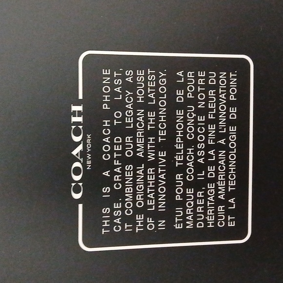 Coach Signature Pattern iPhone 14 Pro Max Case - Picture 2 of 3